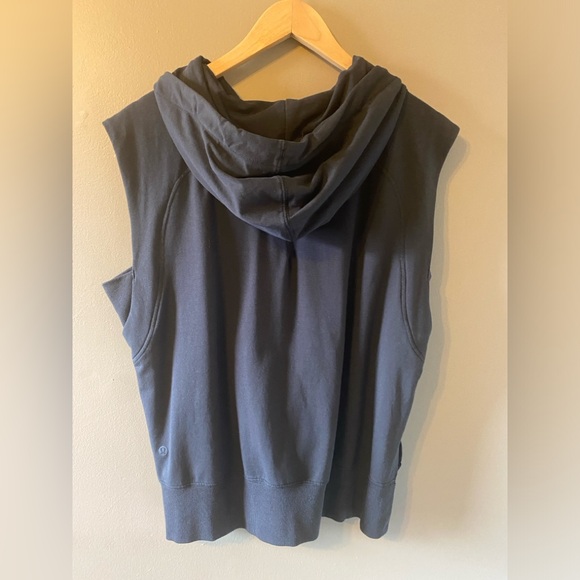 lululemon French Terry Sleeveless Hoodie: Black, 6 - Picture 2 of 5